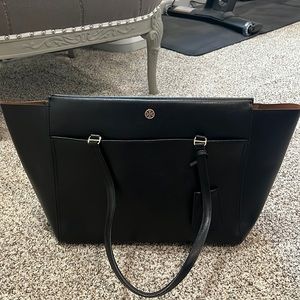 Black Tory Burch tote bag